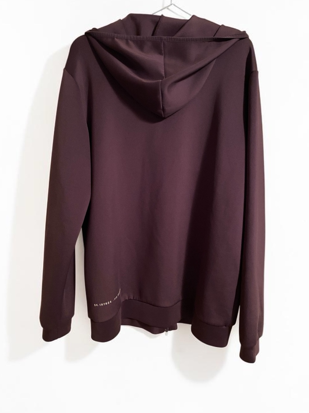 Rawgear Men’s Full-Zip Hooded Jacket in Plum Size L - Picture 2 of 8